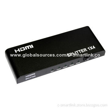 HDMI® Splitter, 1 to 4 (HDMI® 1.4), 2 x 4K Supports Resolution, 4-output with HDCP